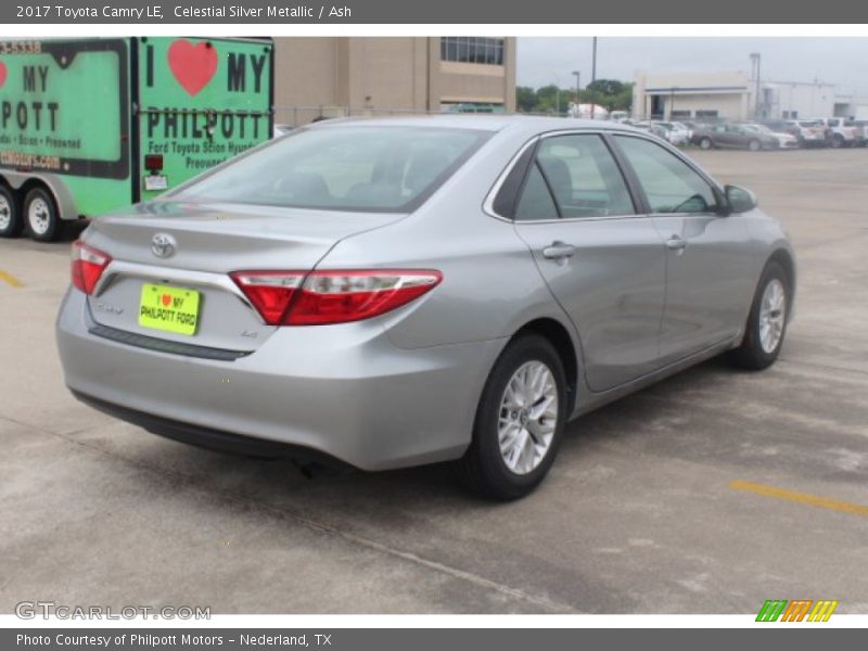 Celestial Silver Metallic / Ash 2017 Toyota Camry LE