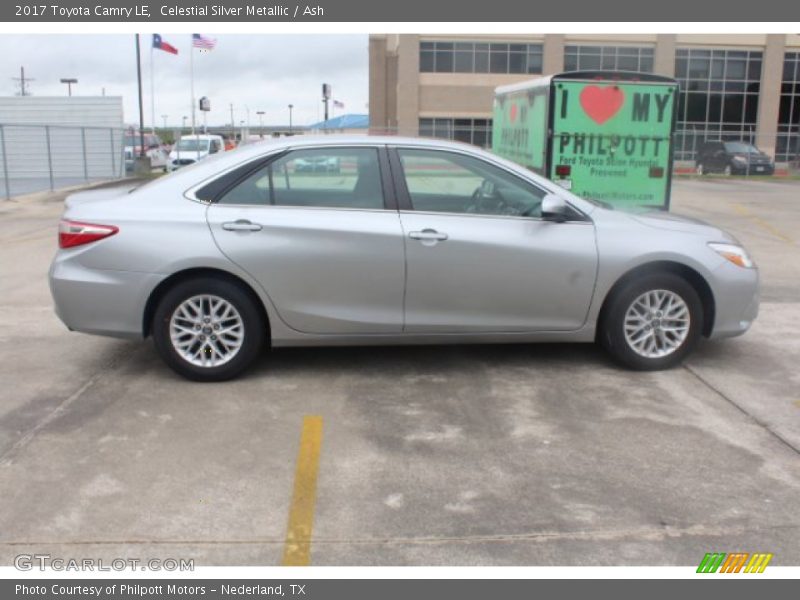 Celestial Silver Metallic / Ash 2017 Toyota Camry LE