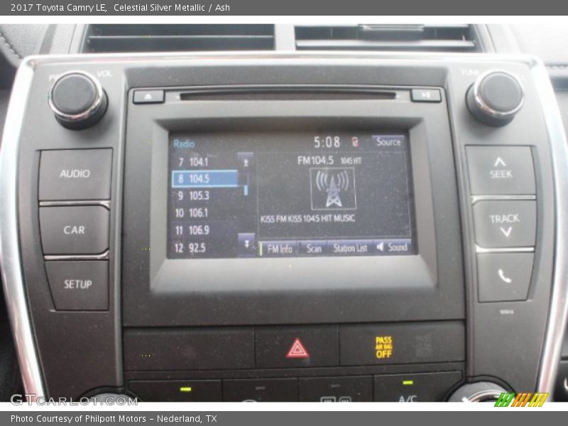 Celestial Silver Metallic / Ash 2017 Toyota Camry LE