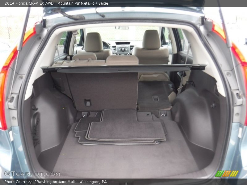 Mountain Air Metallic / Beige 2014 Honda CR-V EX AWD
