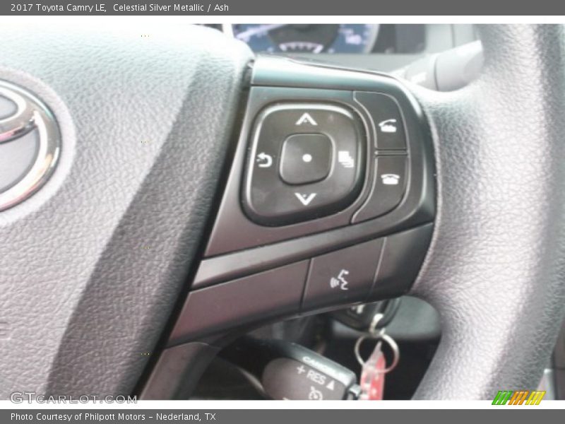 Celestial Silver Metallic / Ash 2017 Toyota Camry LE