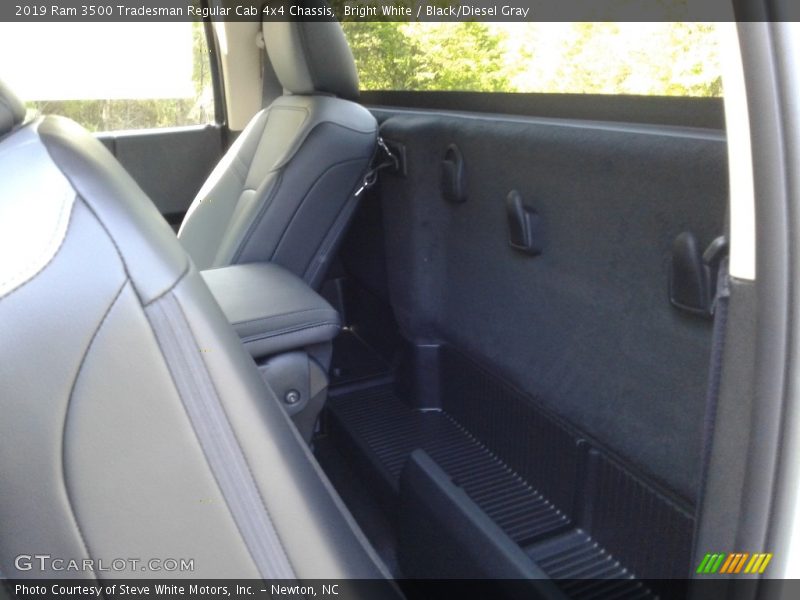 Bright White / Black/Diesel Gray 2019 Ram 3500 Tradesman Regular Cab 4x4 Chassis