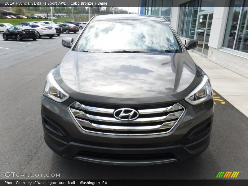 Cabo Bronze / Beige 2014 Hyundai Santa Fe Sport AWD