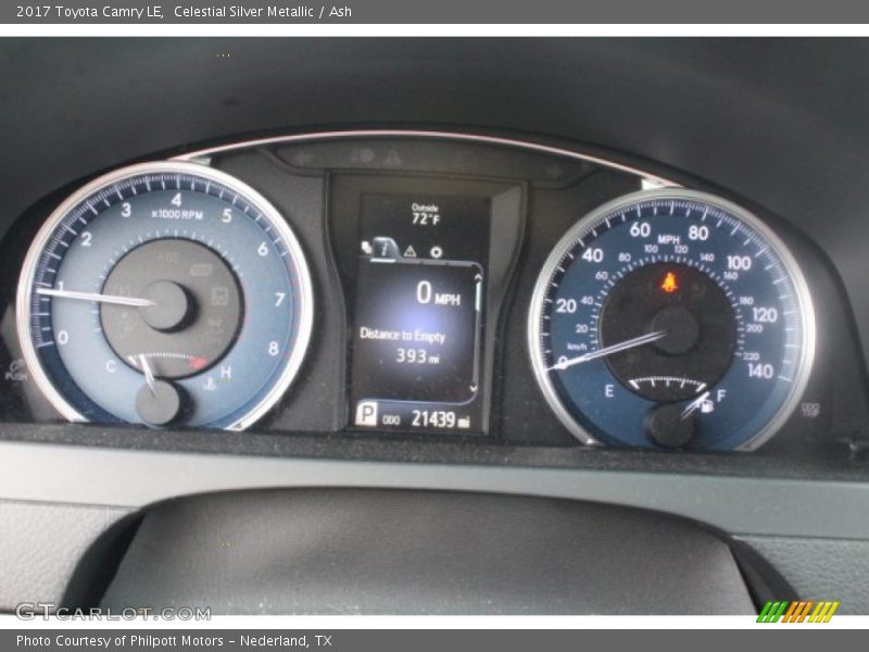 Celestial Silver Metallic / Ash 2017 Toyota Camry LE