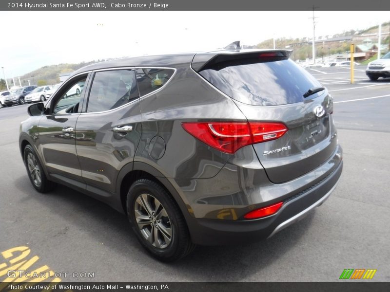 Cabo Bronze / Beige 2014 Hyundai Santa Fe Sport AWD