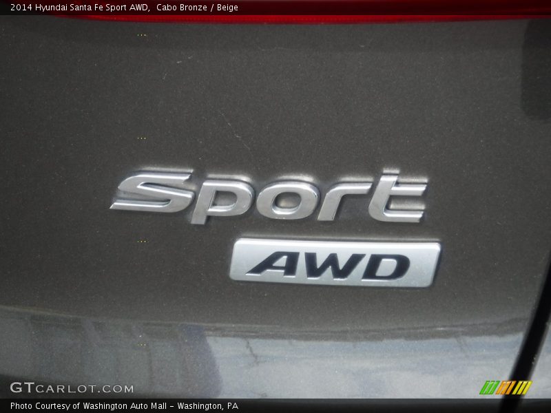 Cabo Bronze / Beige 2014 Hyundai Santa Fe Sport AWD