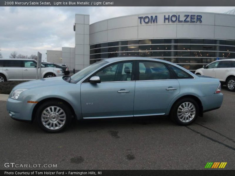Light Ice Blue Metallic / Light Camel 2008 Mercury Sable Sedan
