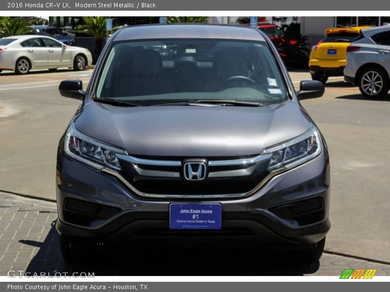 Modern Steel Metallic / Black 2016 Honda CR-V LX