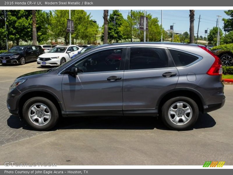 Modern Steel Metallic / Black 2016 Honda CR-V LX
