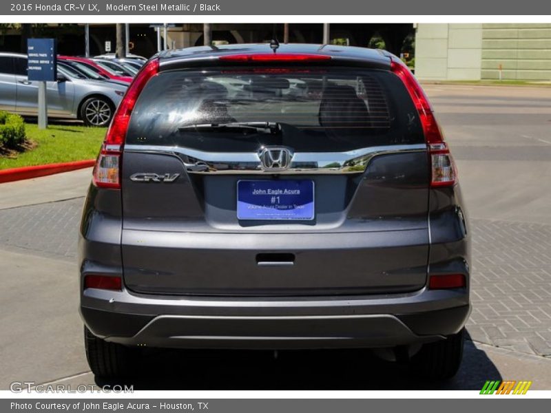 Modern Steel Metallic / Black 2016 Honda CR-V LX