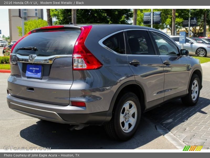 Modern Steel Metallic / Black 2016 Honda CR-V LX