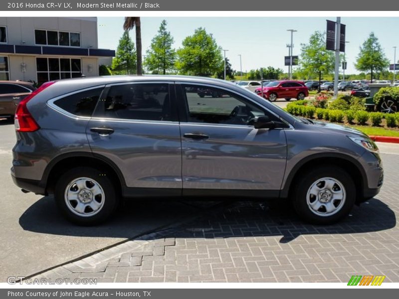 Modern Steel Metallic / Black 2016 Honda CR-V LX