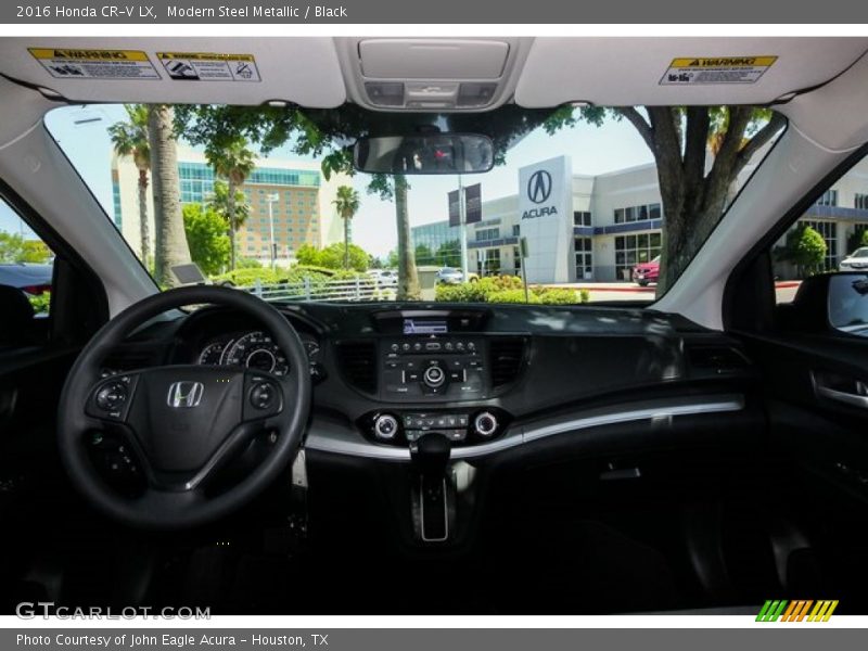 Modern Steel Metallic / Black 2016 Honda CR-V LX