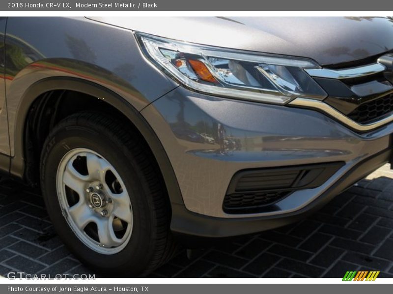 Modern Steel Metallic / Black 2016 Honda CR-V LX