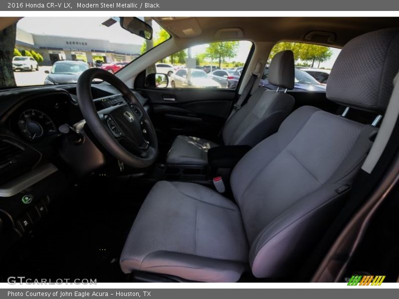 Modern Steel Metallic / Black 2016 Honda CR-V LX