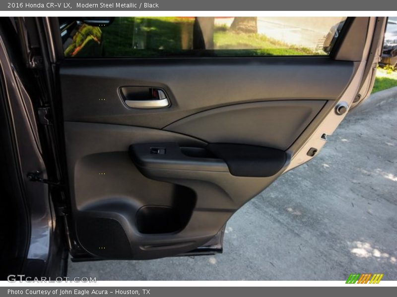 Modern Steel Metallic / Black 2016 Honda CR-V LX