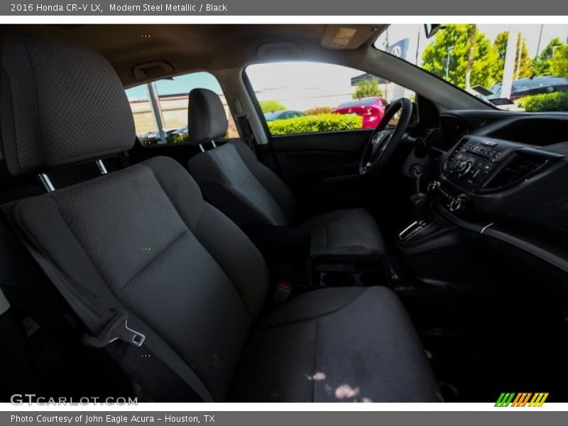 Modern Steel Metallic / Black 2016 Honda CR-V LX