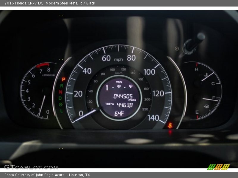 Modern Steel Metallic / Black 2016 Honda CR-V LX