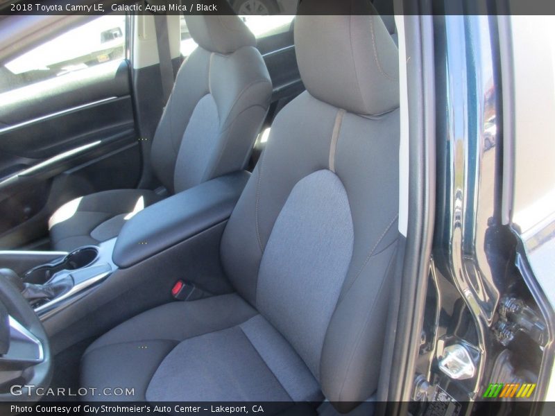 Galactic Aqua Mica / Black 2018 Toyota Camry LE