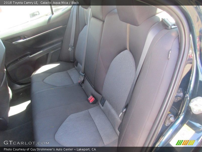 Galactic Aqua Mica / Black 2018 Toyota Camry LE
