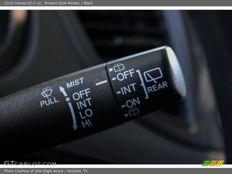 Modern Steel Metallic / Black 2016 Honda CR-V LX