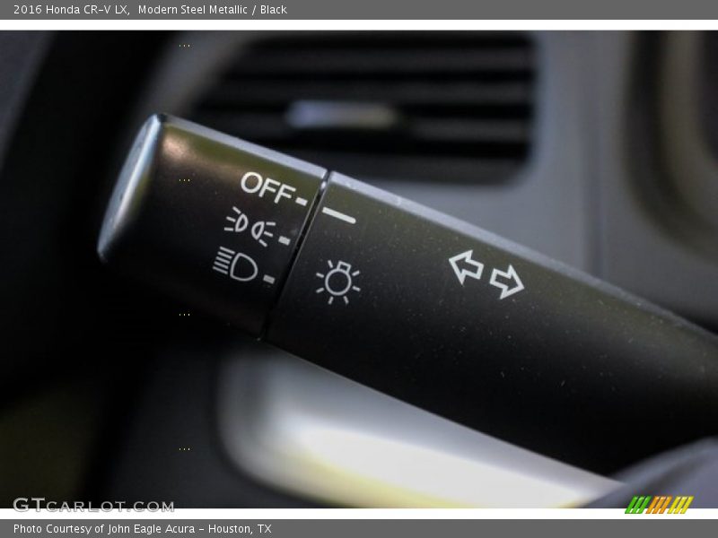 Modern Steel Metallic / Black 2016 Honda CR-V LX