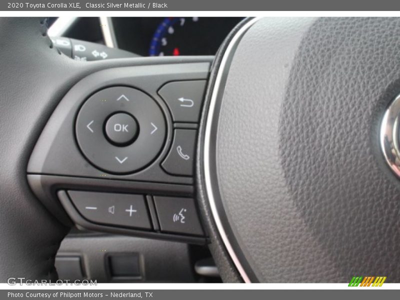 Classic Silver Metallic / Black 2020 Toyota Corolla XLE