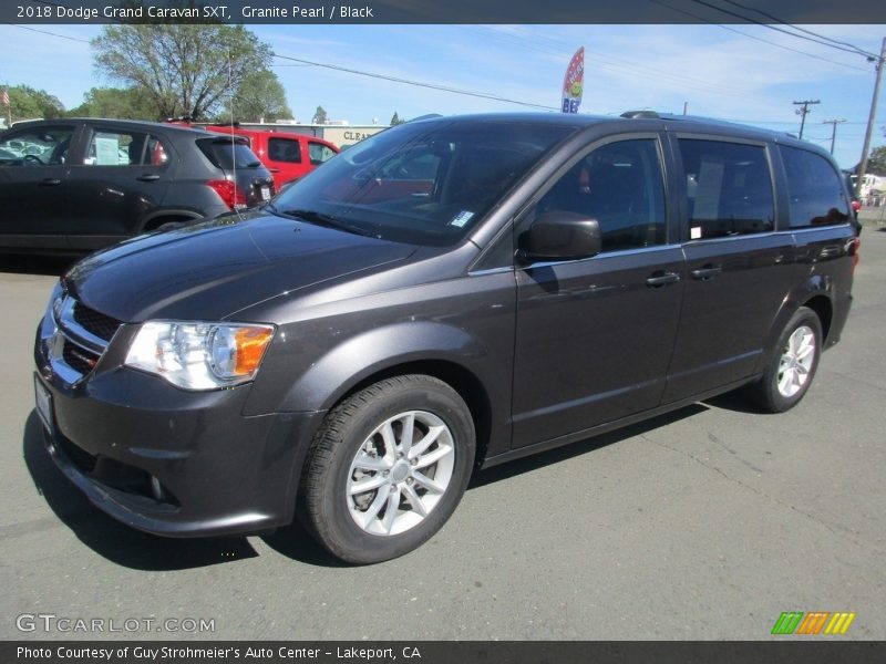 Granite Pearl / Black 2018 Dodge Grand Caravan SXT