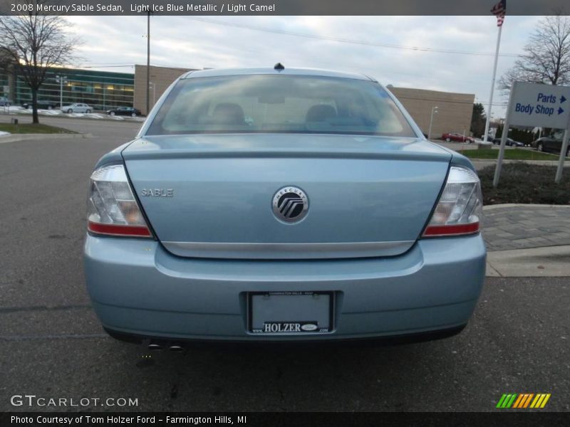 Light Ice Blue Metallic / Light Camel 2008 Mercury Sable Sedan