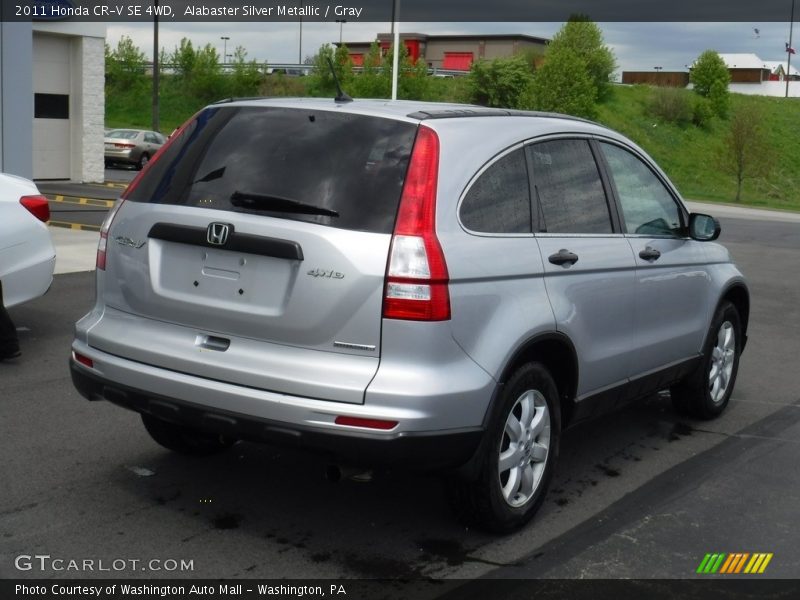 Alabaster Silver Metallic / Gray 2011 Honda CR-V SE 4WD