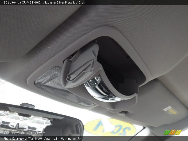 Alabaster Silver Metallic / Gray 2011 Honda CR-V SE 4WD