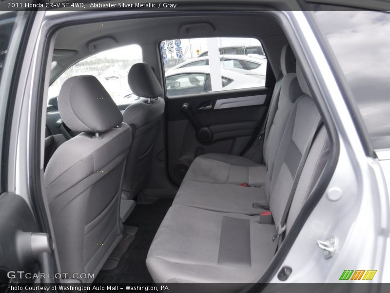 Alabaster Silver Metallic / Gray 2011 Honda CR-V SE 4WD