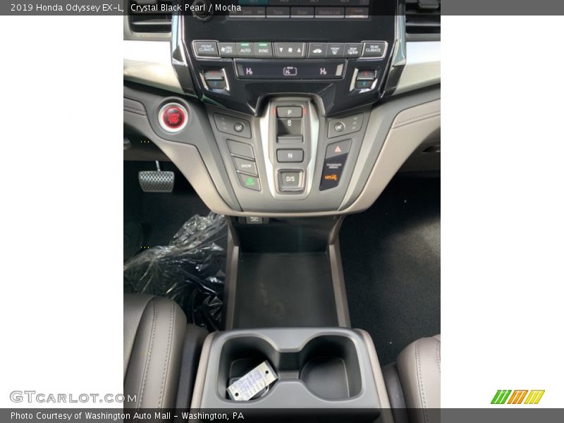 Crystal Black Pearl / Mocha 2019 Honda Odyssey EX-L