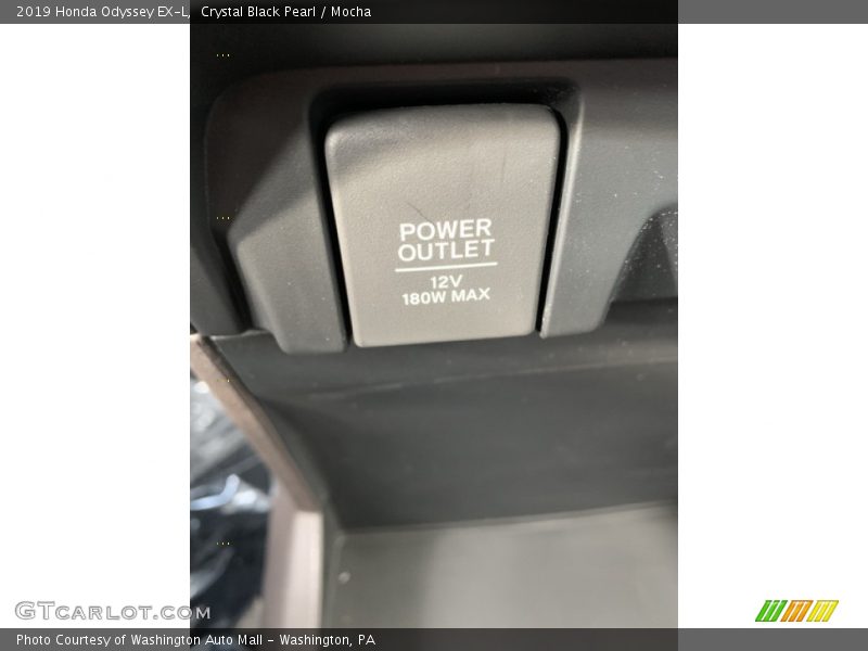 Crystal Black Pearl / Mocha 2019 Honda Odyssey EX-L