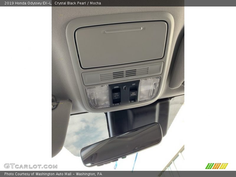 Crystal Black Pearl / Mocha 2019 Honda Odyssey EX-L