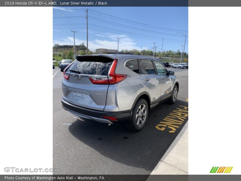 Lunar Silver Metallic / Black 2019 Honda CR-V EX-L AWD