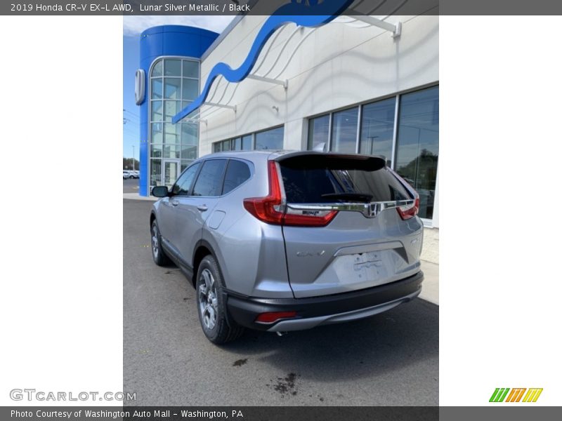 Lunar Silver Metallic / Black 2019 Honda CR-V EX-L AWD