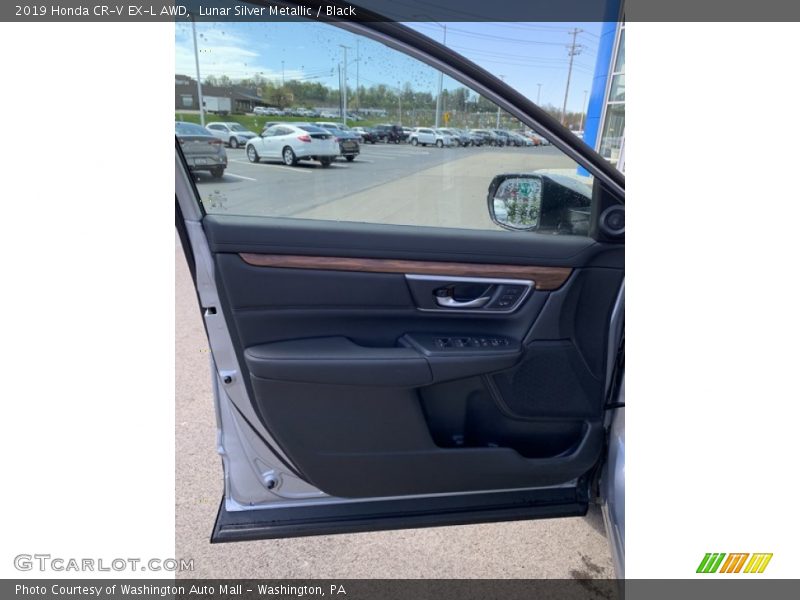 Lunar Silver Metallic / Black 2019 Honda CR-V EX-L AWD