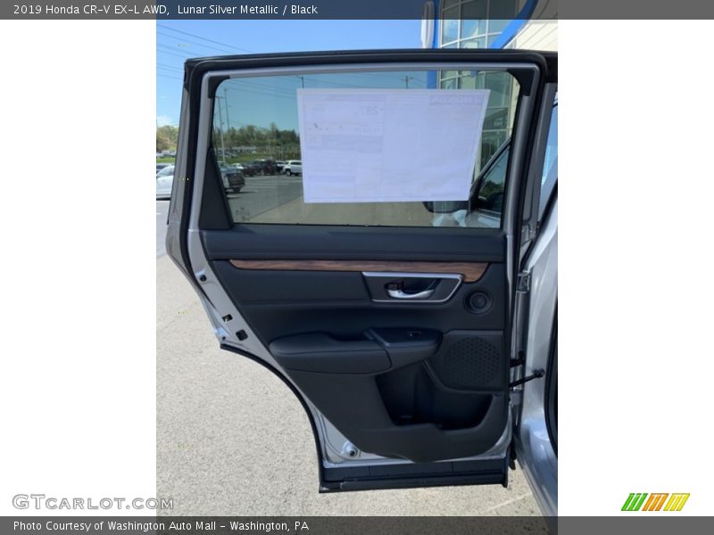Lunar Silver Metallic / Black 2019 Honda CR-V EX-L AWD
