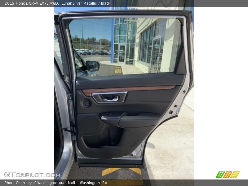 Lunar Silver Metallic / Black 2019 Honda CR-V EX-L AWD