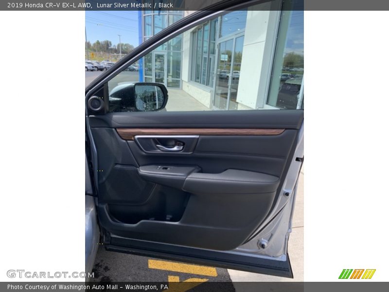 Lunar Silver Metallic / Black 2019 Honda CR-V EX-L AWD