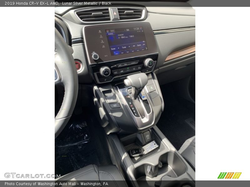 Lunar Silver Metallic / Black 2019 Honda CR-V EX-L AWD