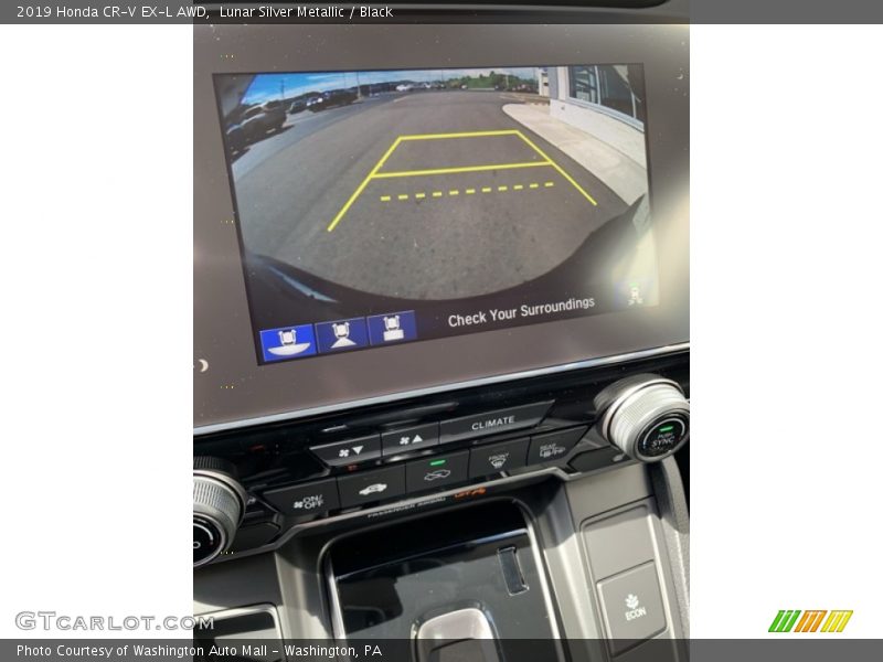 Lunar Silver Metallic / Black 2019 Honda CR-V EX-L AWD
