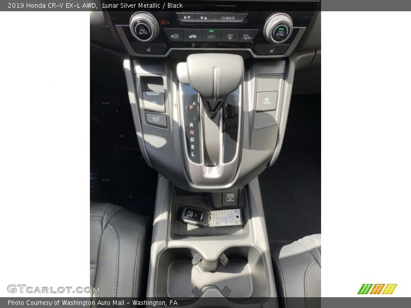 Lunar Silver Metallic / Black 2019 Honda CR-V EX-L AWD