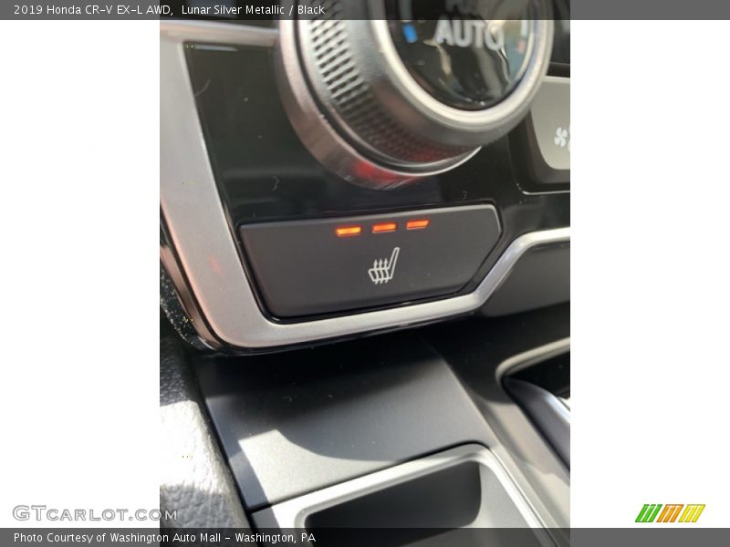 Lunar Silver Metallic / Black 2019 Honda CR-V EX-L AWD