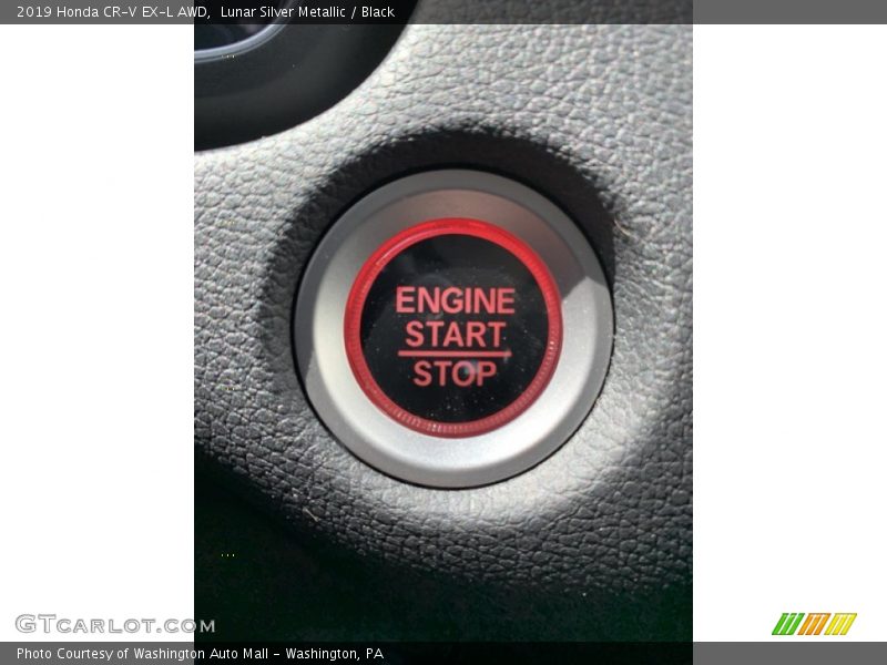 Lunar Silver Metallic / Black 2019 Honda CR-V EX-L AWD