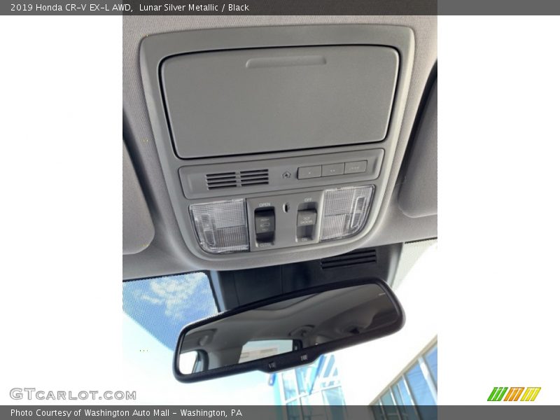 Lunar Silver Metallic / Black 2019 Honda CR-V EX-L AWD
