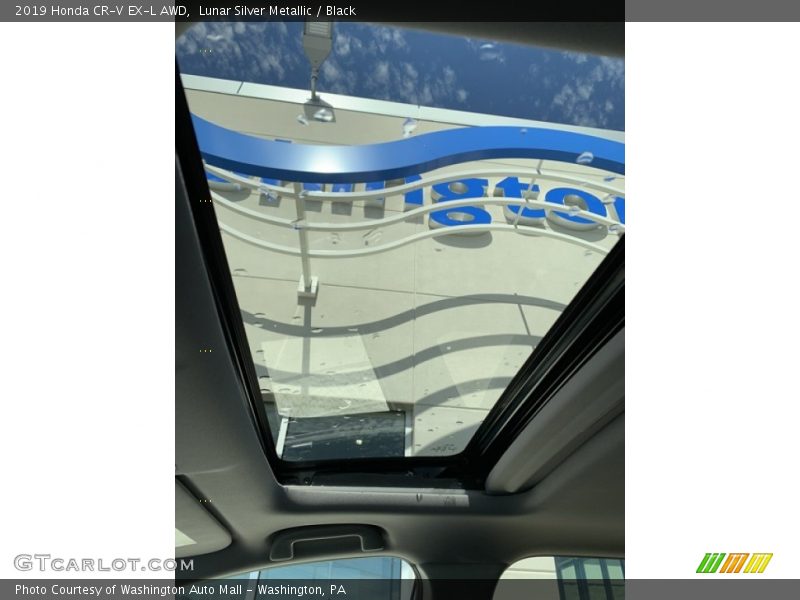 Lunar Silver Metallic / Black 2019 Honda CR-V EX-L AWD