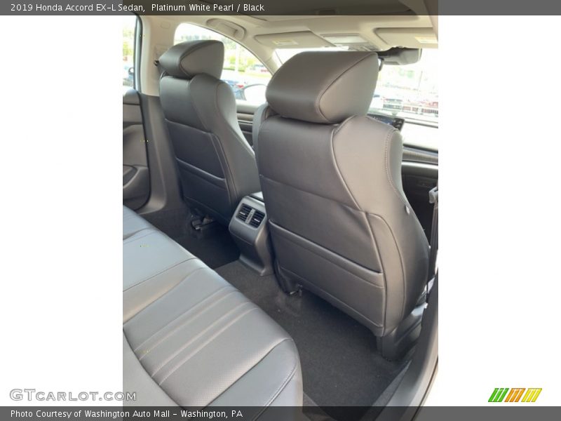 Platinum White Pearl / Black 2019 Honda Accord EX-L Sedan
