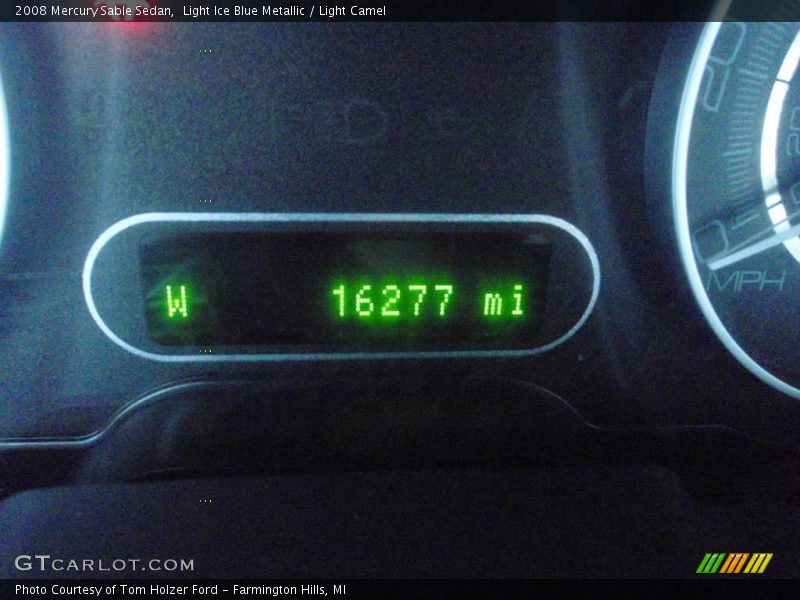 Light Ice Blue Metallic / Light Camel 2008 Mercury Sable Sedan
